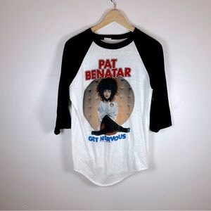 Vintage Pat Benatar band tee get nervous 1982 single stitch size large